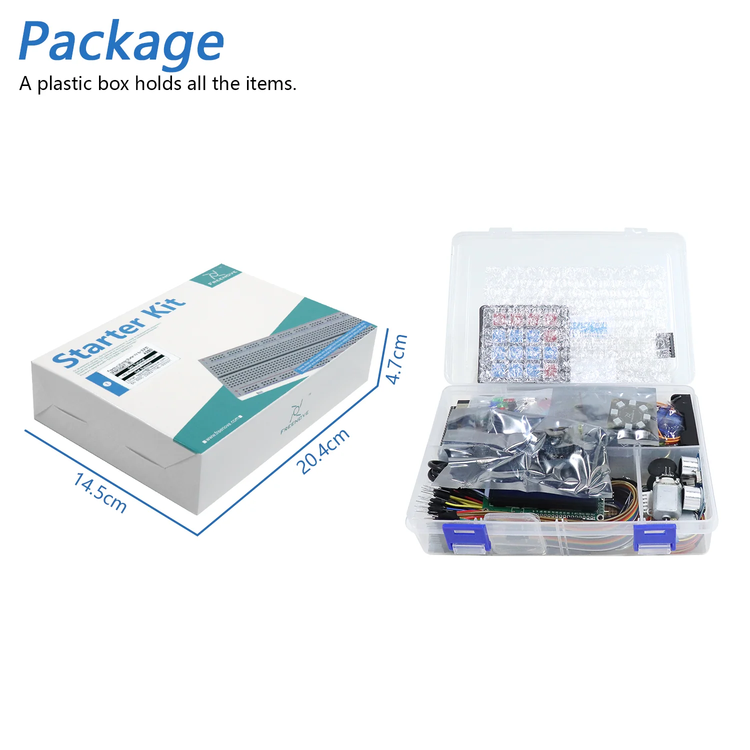 Freenove Ultimate Starter Kit for ESP32 CAM Camera Wi-Fi Bluetooth, Dual-core 32-bit 240 MHz Microcontroller, Python C Java, 795-Page Detailed Tutorial, 240 Items, 122 Projects - Image 7