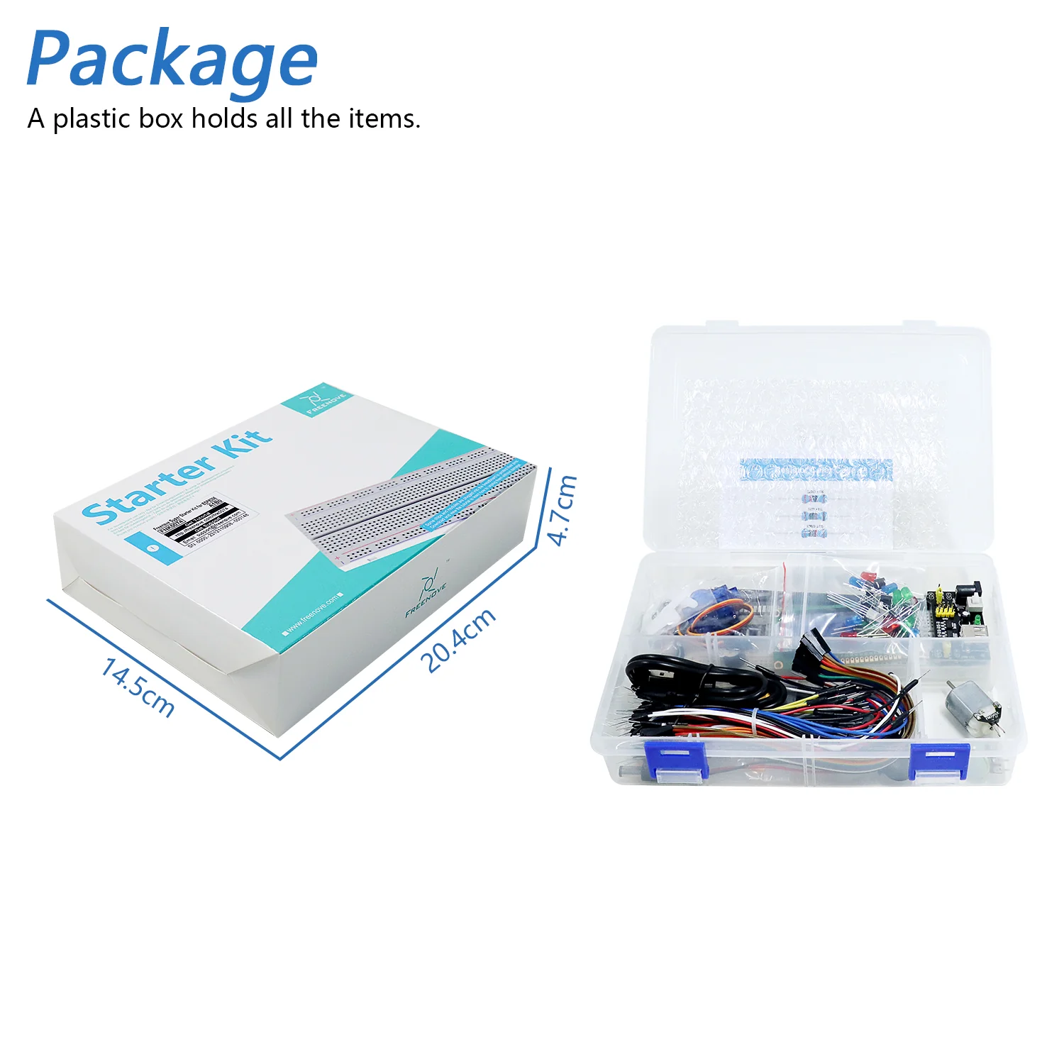 Freenove Super Starter Kit for ESP8266 Wi-Fi, 32-bit 160 MHz Mini Microcontroller, Python C Code, 497-Page Detailed Tutorial, 173 Items, 77 Projects - Image 7