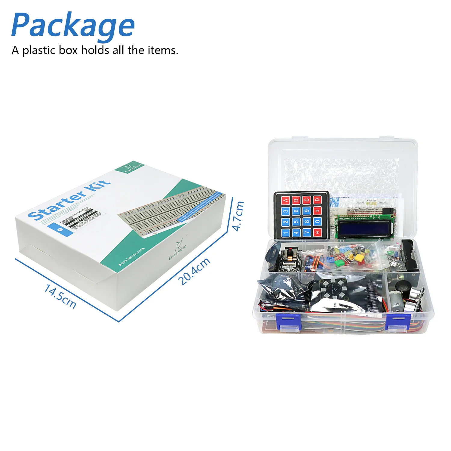 Freenove Ultimate Starter Kit for ESP32-S3 ESP32 S3 CAM Camera Wi-Fi Bluetooth, Dual-core 32-bit 240 MHz Microcontroller, Python C Java, 783-Page Detailed Tutorial, 243 Items, 116 Projects - Image 7