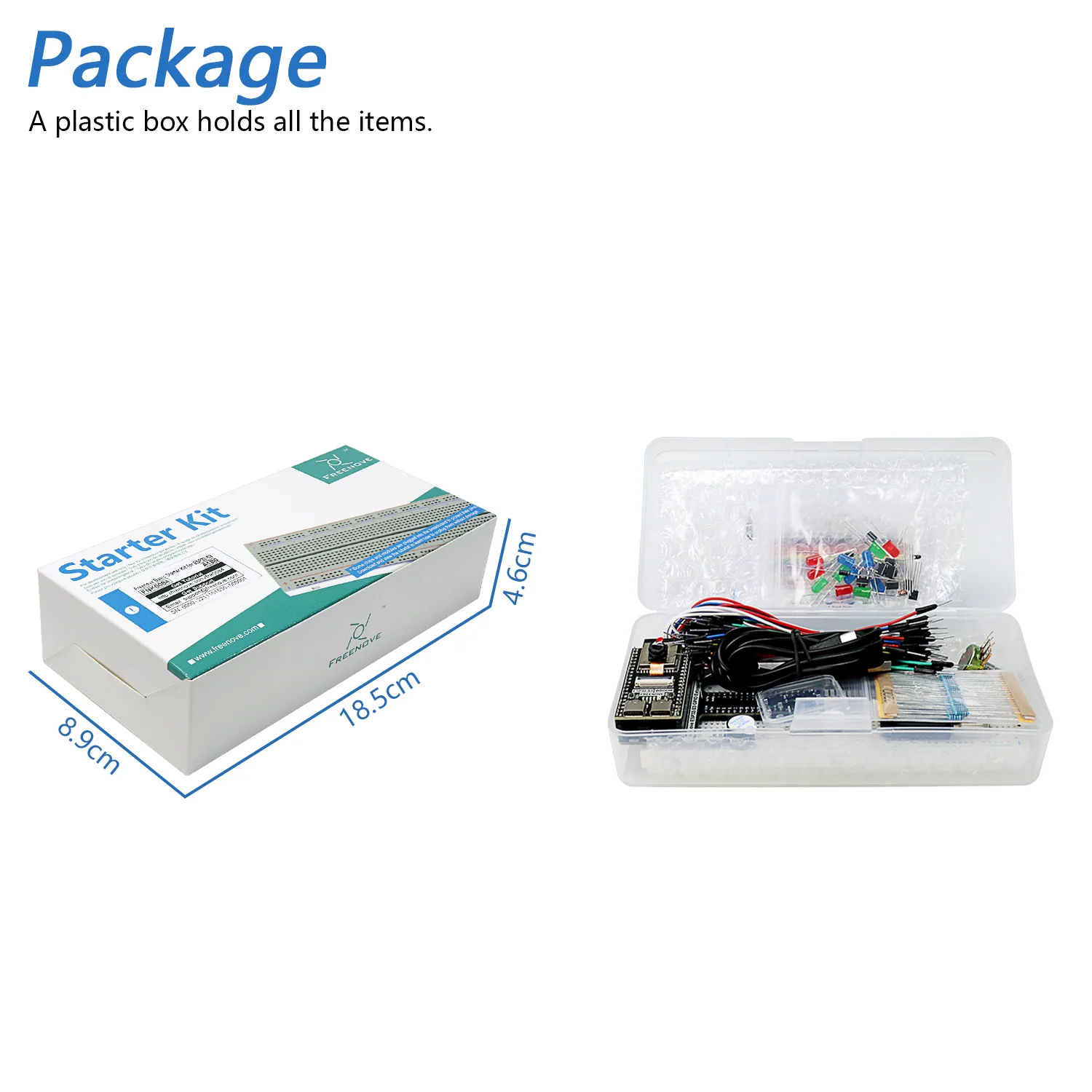 Freenove Basic Starter Kit for ESP32-S3 ESP32 S3 CAM Camera Wi-Fi Bluetooth, Dual-core 32-bit 240 MHz Microcontroller, Python C Code, 418-Page Detailed Tutorial, 144 Items, 55 Projects - Image 7