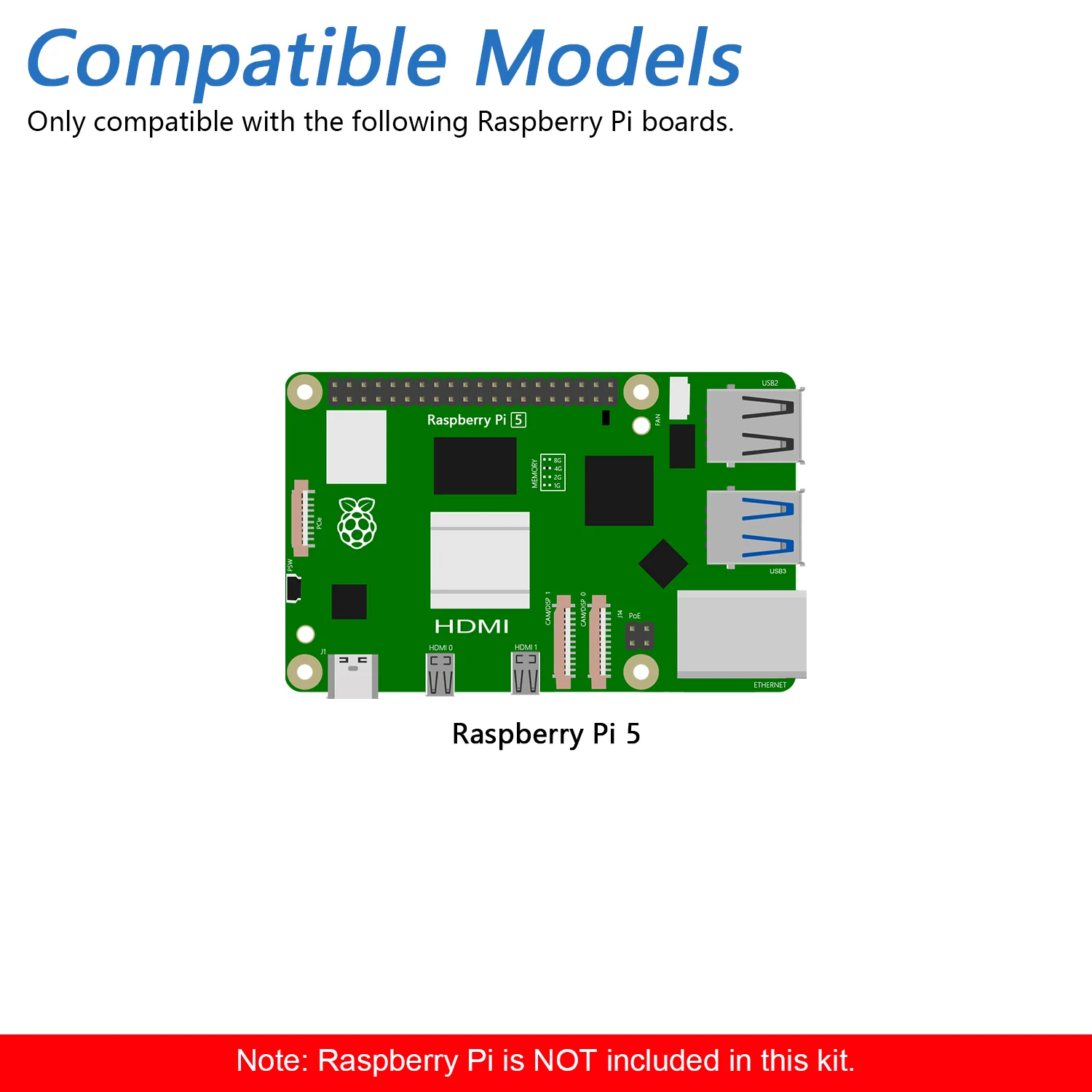Freenove M.2 NVMe Adapter V2 for Raspberry Pi 5 with 128GB 256GB 512GB SSD, M.2 HAT Add-on Board, Solid State Drive, PCIe 2.0 / 3.0 Tested Speed 800 MB/s - Image 6