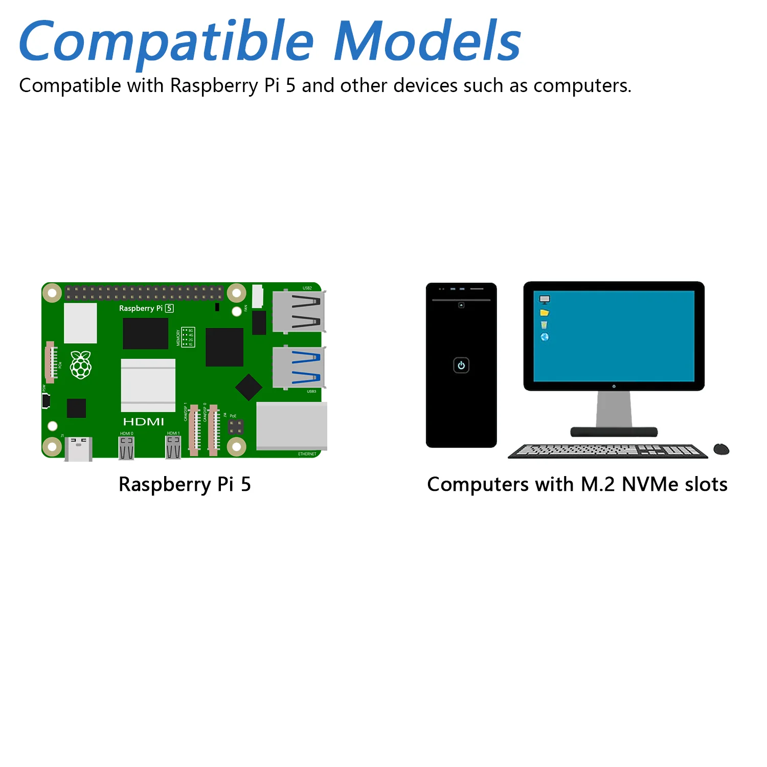 Freenove 128GB 256GB 512GB 1TB M.2 NVMe SSD for Raspberry Pi 5 HAT Adapter NAS Kit, Solid State Drive, Size 2280, PCIe 2.0 / 3.0 - Image 9